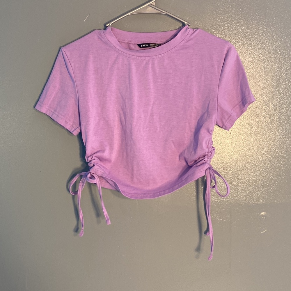 Purple Crop Top